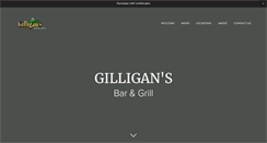 Desktop Screenshot of gilligansbarandgrill.net